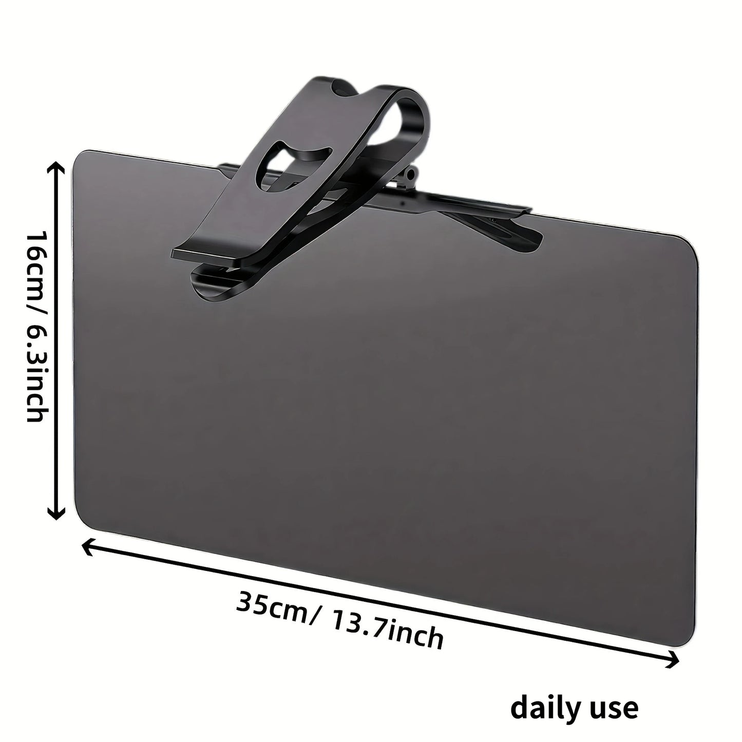 1Pc Large Polarized Car Sun Visor Extender with UV400 Protection & Secure Buckle Attachment - Anti-Snow Blind Car Visor